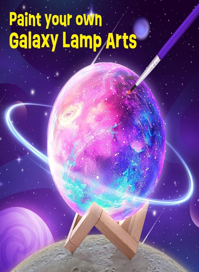 LAOESE Paint Your Own Moon Lamp Kit, Cool Gifts DIY 3D Moon Night Light, Arts and Crafts for Kids Ages 8-12, Space Art Supplies Craft Kits, Girls Boy Birthday & Christmas Gifts Ages 3 4 5 6 7 8 9 10 11 12+ - Image 5